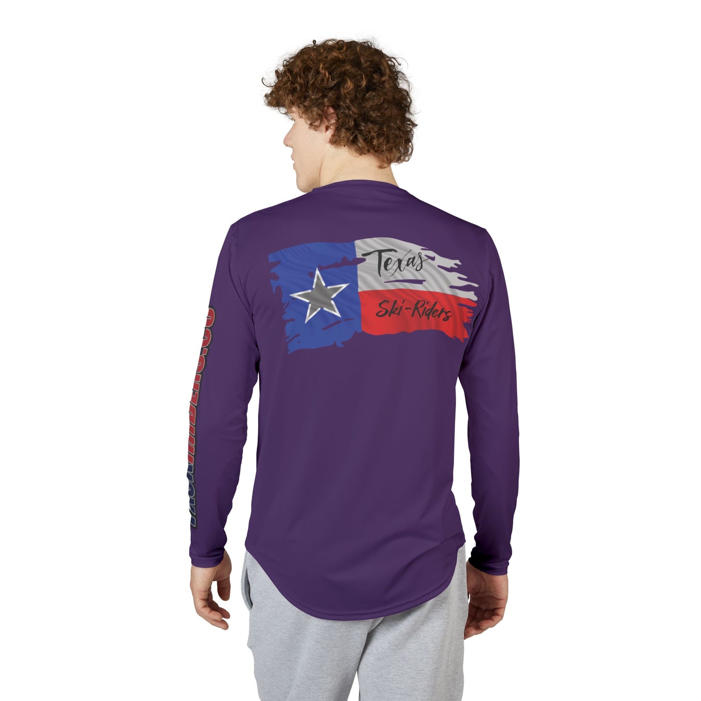 Texas Ski Riders Purple UPF 50+ Performance Solar Long-Sleeve