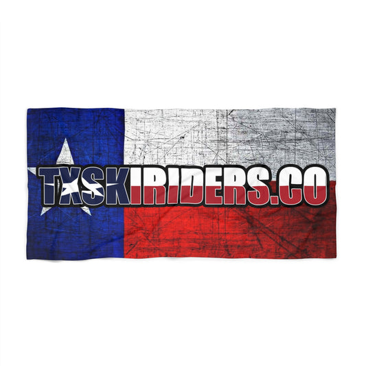TX Ski Riders Lone Star Grunge Quick-Dry Beach & Boat Towel