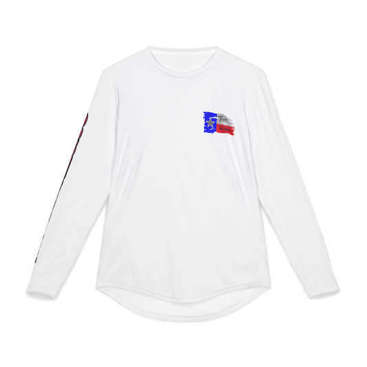 Texas Ski Riders White UPF 50+ Performance Solar Long-Sleeve