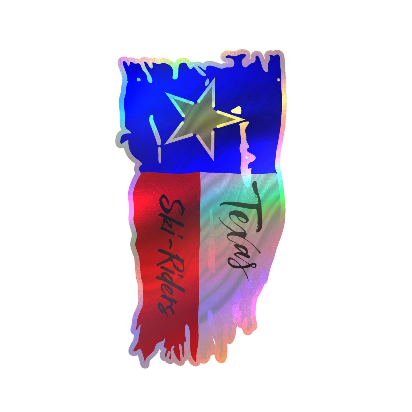 TX Ski Riders "Tattered Lone Star" Decal