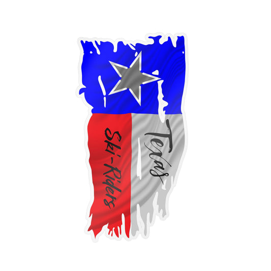 TX Ski Riders "Tattered Lone Star" Decal