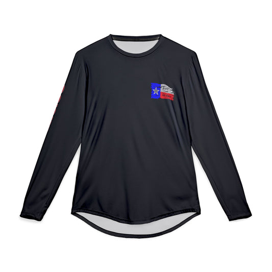 Texas Ski Riders Black UPF 50+ Performance Solar Long-Sleeve
