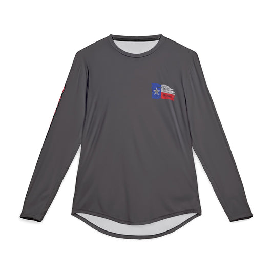 Texas Ski Riders Grey UPF 50+ Performance Solar Long-Sleeve