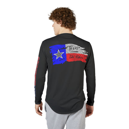 Texas Ski Riders Black UPF 50+ Performance Solar Long-Sleeve