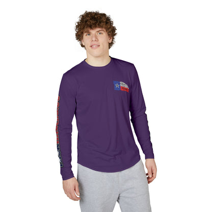 Texas Ski Riders Purple UPF 50+ Performance Solar Long-Sleeve