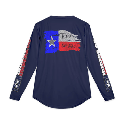 Texas Ski Riders Navy UPF 50+ Performance Solar Long-Sleeve