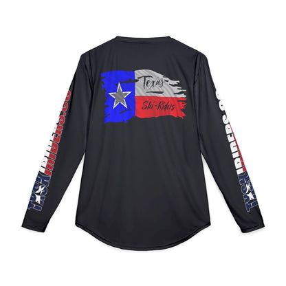 Texas Ski Riders Black UPF 50+ Performance Solar Long-Sleeve