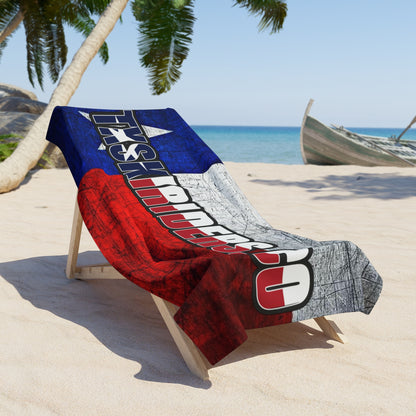 TX Ski Riders Lone Star Grunge Quick-Dry Beach & Boat Towel