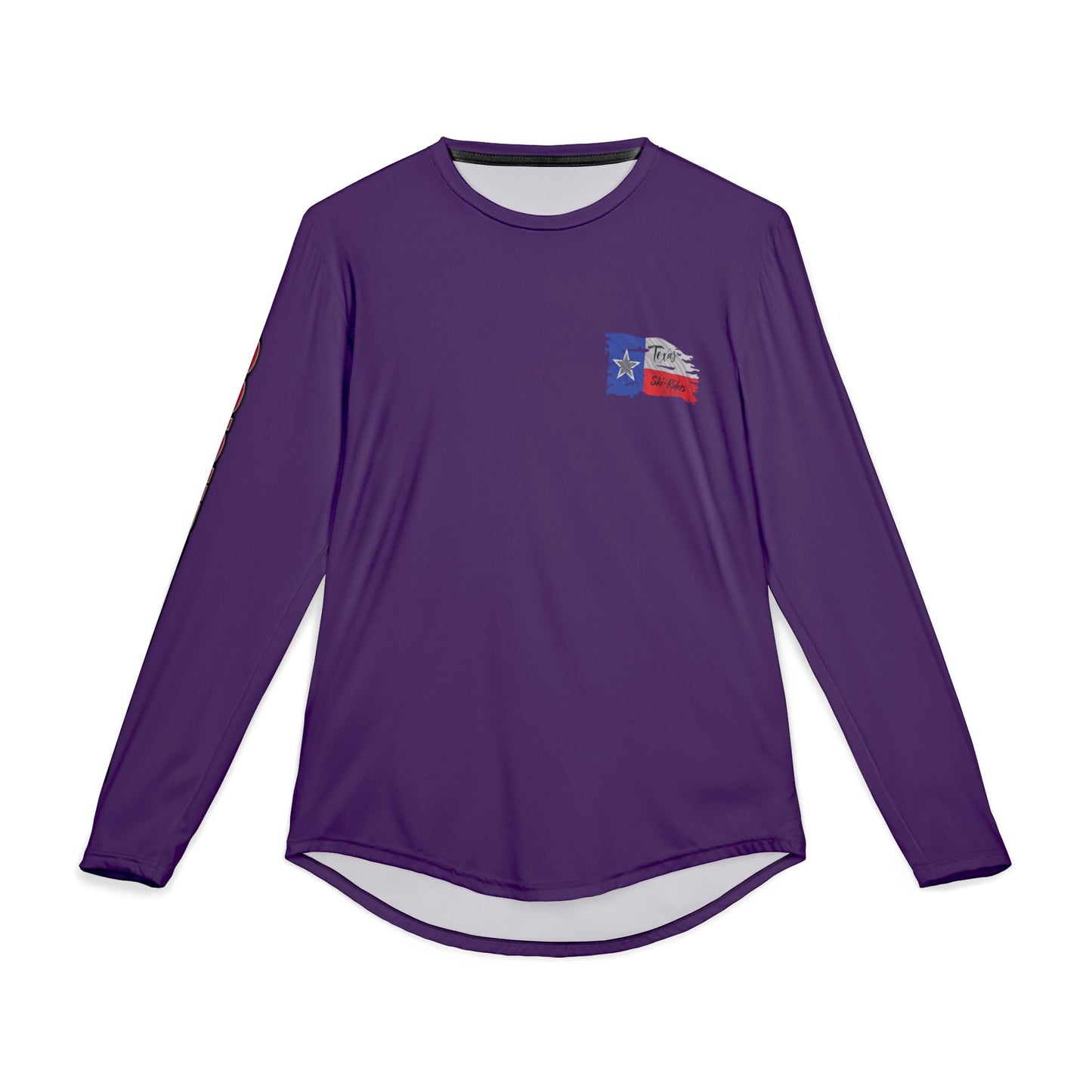 Texas Ski Riders Purple UPF 50+ Performance Solar Long-Sleeve
