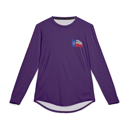 Texas Ski Riders Purple UPF 50+ Performance Solar Long-Sleeve