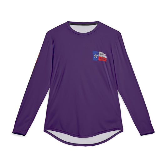 Texas Ski Riders Purple UPF 50+ Performance Solar Long-Sleeve