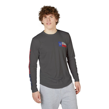 Texas Ski Riders Grey UPF 50+ Performance Solar Long-Sleeve