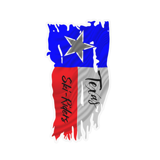 TX Ski Riders "Tattered Lone Star" Decal
