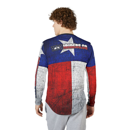 TX Ski Riders "Lone Star Grunge" UPF 50+ Solar Long-Sleeve