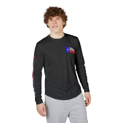 Texas Ski Riders Black UPF 50+ Performance Solar Long-Sleeve