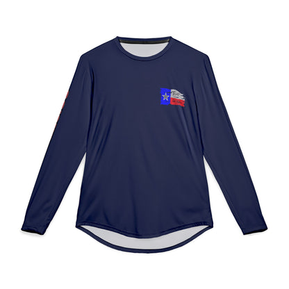 Texas Ski Riders Navy UPF 50+ Performance Solar Long-Sleeve