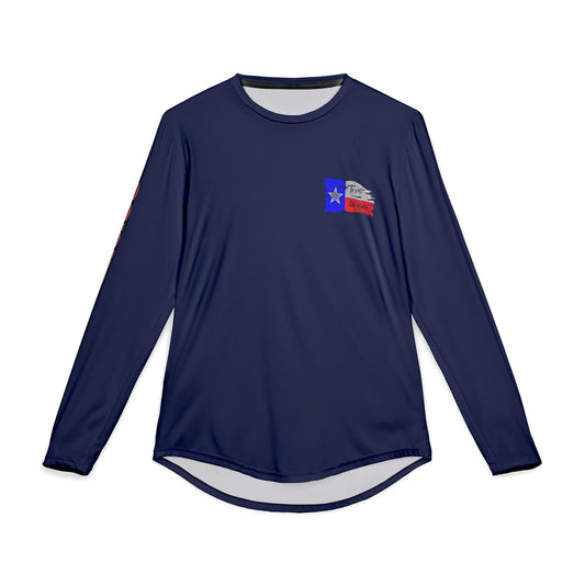 Texas Ski Riders Navy UPF 50+ Performance Solar Long-Sleeve