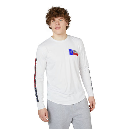 Texas Ski Riders White UPF 50+ Performance Solar Long-Sleeve